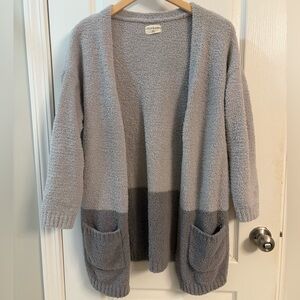 Thread & Supply Two-Tone Gray Cardigan